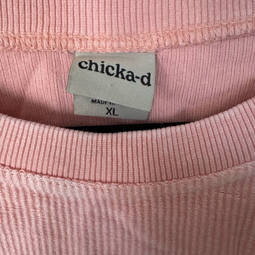 NWOT Ribbed Coral Nantucket Crewneck - Picture 4 of 4
